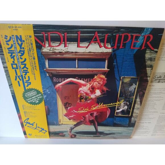 Cyndi Lauper She's So Unusual Vinyl LP Record Album Japan With OBI New Wave Pop - Picture 2 of 10